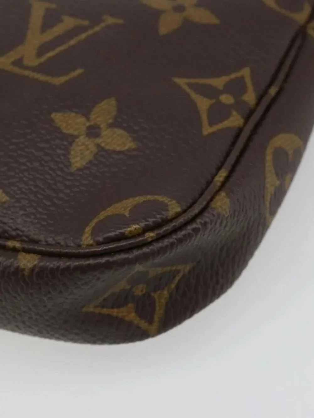 LOUIS VUITTON Monogram Mini Pochette Accessoires Pouch N41667 LV Auth mr2632